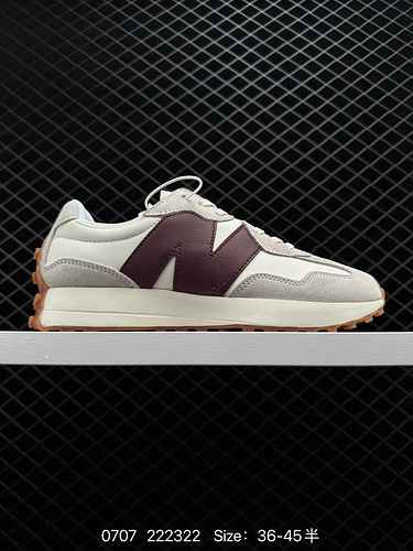 The 110 NB New Balance MS327 series retro casual sports jogging shoes for men and women are designed