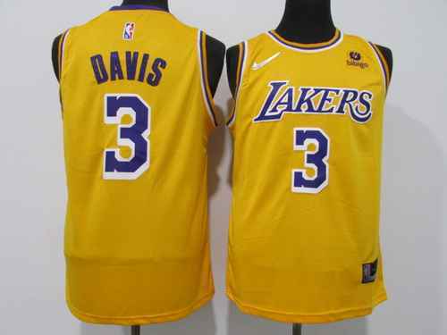 Lakers 3 Davis 75° anniversario Giallo