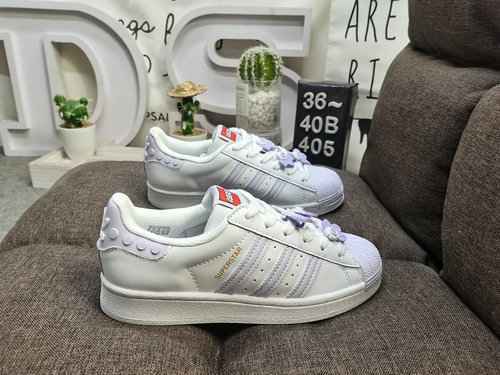 405DAdidas Clover Originals Superstar Shell Head Classico Versatile Scarpe da tavolo sportive casual