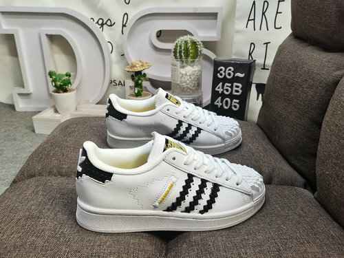 405DAdidas Clover Originals Superstar Shell Head Classico Versatile Scarpe da tavolo sportive casual