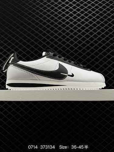 Il design complessivo della serie 7 x Nike Cortez co-branded Forrest Gump adotta il classico look Ni