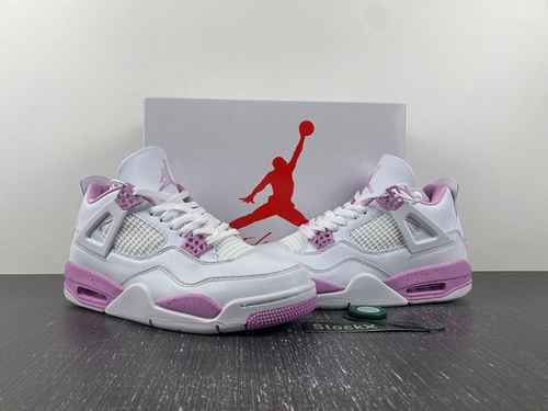 True label 50! Jordan 4 Air Jordan 4 White Pink Oreo Article No. CT8527-116 First layer leather genu