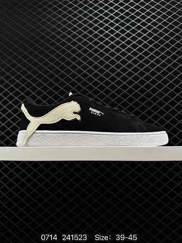 5 PUMA Puma Pelle scamosciata Moda classica Versatile Durevole Antiscivolo Comode Scarpe da tavolo s