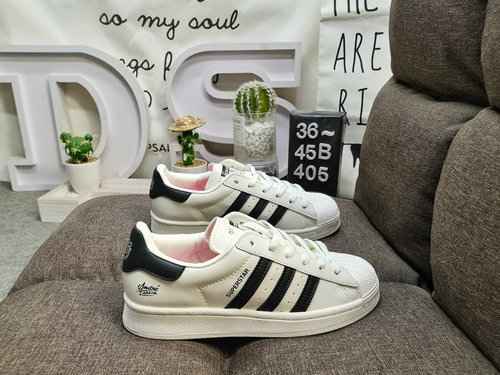 405DAdidas Clover Originals Superstar Shell Head Classico Versatile Scarpe da tavolo sportive casual