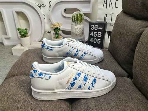 405DAdidas Clover Originals Superstar Shell Head Classico Versatile Scarpe da tavolo sportive casual