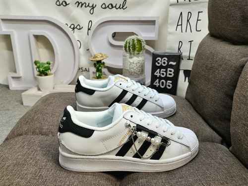 405DAdidas Clover Originals Superstar Shell Head Classico Versatile Scarpe da tavolo sportive casual