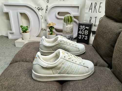 373DAdidas Clover Originals Superstar Shell Head Scarpe da tavola sportive casual versatili classich