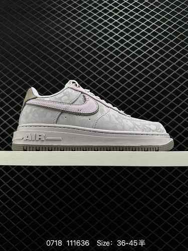 8 nuovissime Nike Air Force Low Luxequot WhiteGreyquot Air Force One scarpe da tavolo sportive casua