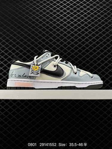 26 livello aziendale OW scatola grande personalizzata Nk Dunk Low Da Vinci scarpe da tavola casual b