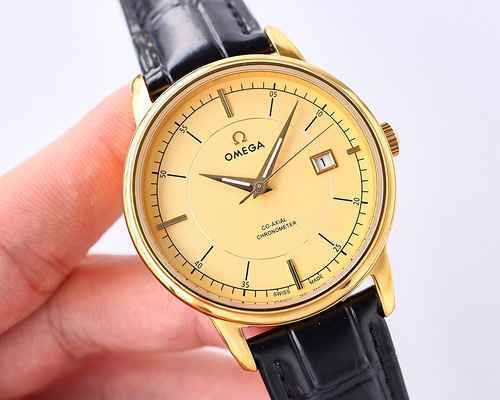 Orologio Omega da uomo abbinato al movimento meccanico originale completamente automatico, cassa in 