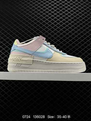 4 NikeNike Air Force Shadow Nuove ragazze Design decostruzione Macaron Air Force One Leggere Elevate