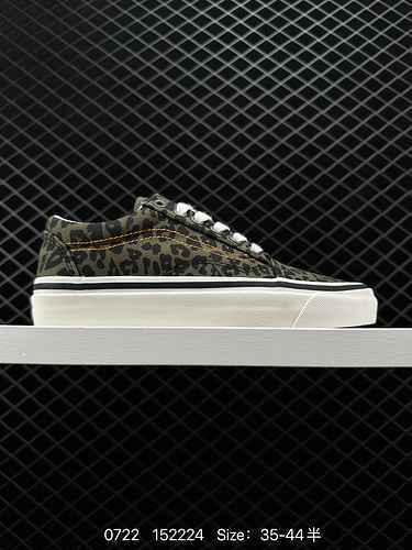 2 Vans Official Old Skool 36 DX Green Leopard Pattern Anaheim Scarpe da uomo Scarpe da donna Scarpe 