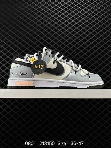 25 livello aziendale OW scatola grande personalizzata Nk Dunk Low Da Vinci scarpe da tavola casual b