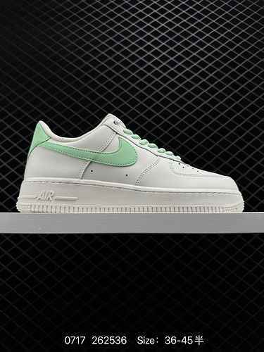 8 Nike Air Force Low x27 7 White Lake Blu colore abbinato basso Air Force One scarpe da tavola casua