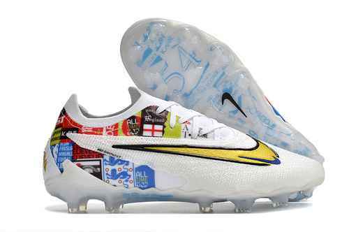 Scarpa da calcio Nike Phantom GX Low Top Phantom GX Colore bianco doppio strato impermeabile Fish Si