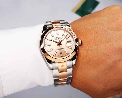 Orologio Rolex da uomo abbinato al movimento meccanico originale completamente automatico. Cassa in 