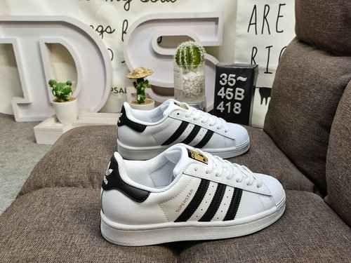 418DAdidas Clover Originals Superstar Shell Head Scarpe da tavola sportive casual versatili classich