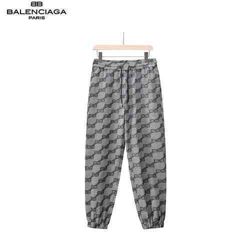 Pantaloni con logo a pannello Balen Paris 23ss AOP