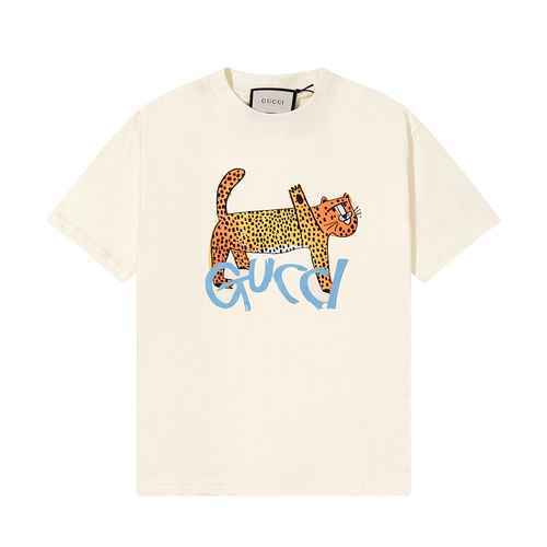 Gucci Gucci Stampa animalier Manica corta