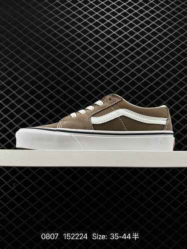 2. Definition: Simple and versatile, highly recommended ‼  Vans Vans official SK8-Low textured green