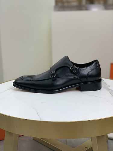 Codice scarpa uomo Hermes 0809E20 Taglia 3944 45 personalizzato non reso non cambio Suola in cuoio