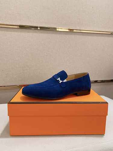 Scarpa da uomo Hermes Codice 0812C40 Taglia 3844 45 personalizzata senza reso senza cambio