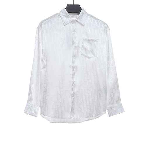 Camicia Dior Jacquard AOP scuro