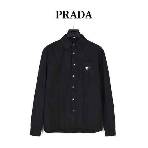 PRADA Maglia Prada RPD 23SS in nylon riciclato a maniche lunghe