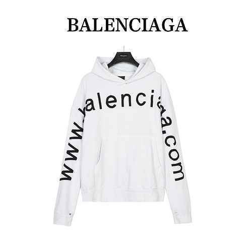 Felpa con cappuccio del sito web di Balenciaga