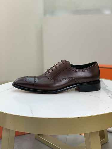 Codice scarpa uomo Hermes 0809E20 Taglia 3944 45 personalizzato non reso non cambio Suola in cuoio