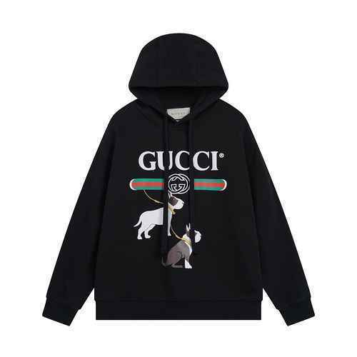 Gucci Gucci 2023SS Autunno Inverno Nuovo maglione con cappuccio con logo Cartoon Dog Letter