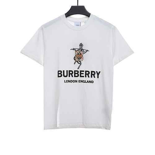 Burberry modello personaggio Little B a maniche corte