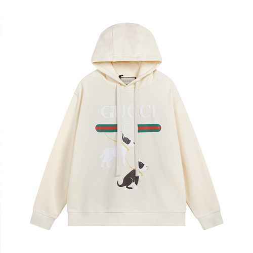 Gucci Gucci 2023SS Autunno Inverno Nuovo maglione con cappuccio con logo Cartoon Dog Letter