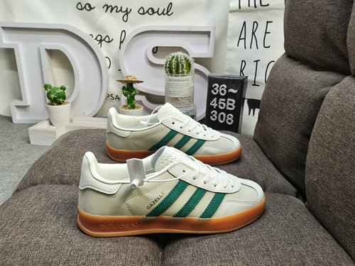 308D qualità aziendale vera mezza taglia adlidas origini Gazelle Indoor scarpe da ginnastica basse l