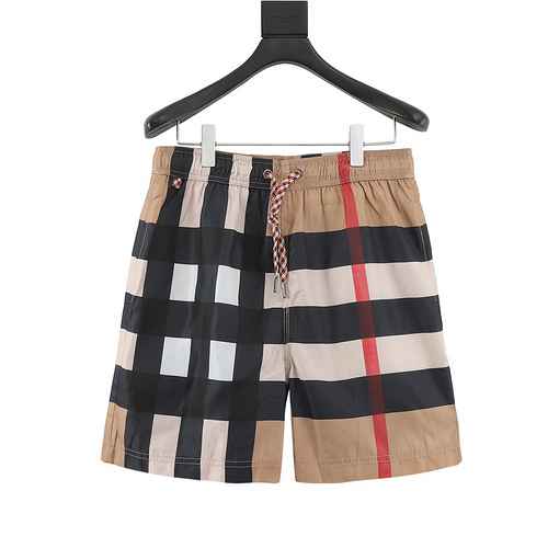 BBR striped checkered beach shorts
