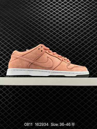 7 Nike SB Dunk Low Rosa Vintage Low Top Plank Scarpa Porsche Rosa Colore CV6556 Taglia 36 365 375 38