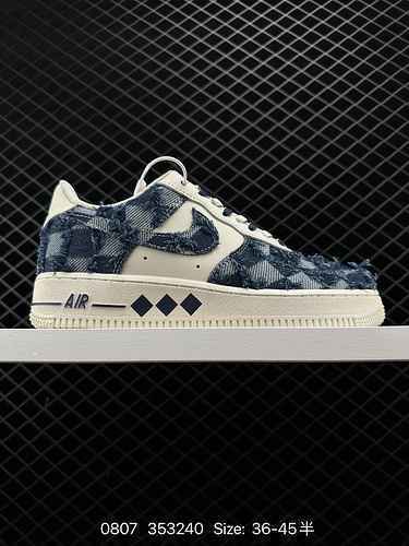 2 scarpe da ginnastica casual versatili Nike Air Force Low Air Force One a livello aziendale. Le pre