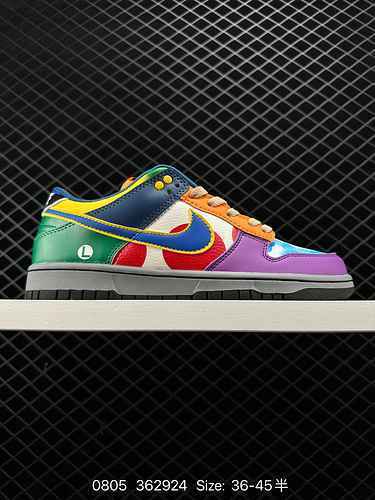 2 Nike SB Dunk Low Nike SB Low Top Mario Mandarin Duck Low Bond Series Scarpe da tavolo sportive cas