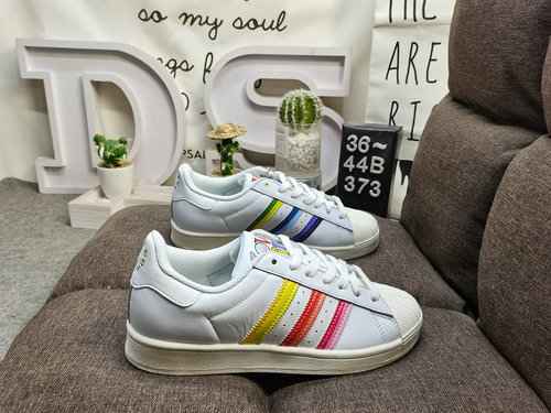 373DAdidas Clover Originals Superstar Shell Head Scarpe da tavola sportive casual versatili classich