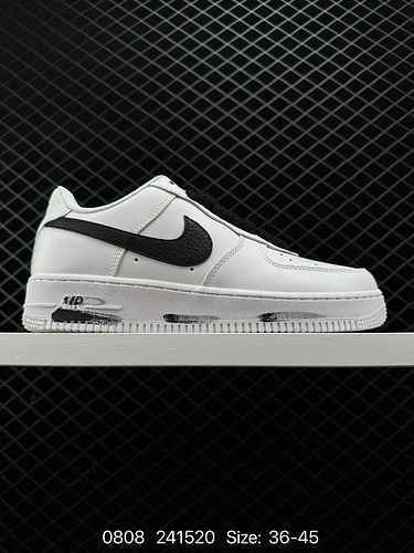 PEACEMINUSONE X Nike Air Forcequot Para Noise 2quot Musica scratch in bianco e nero con lacci invert