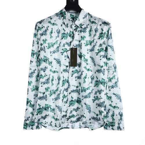 Camicia a maniche lunghe DiorDior 23ss jacquard Digital Vine