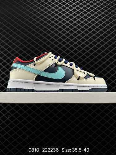 8 Livello aziendale NK SB Dunk Low GreenBeige Deconstructed Lace Up Style Series Scarpe da skateboar