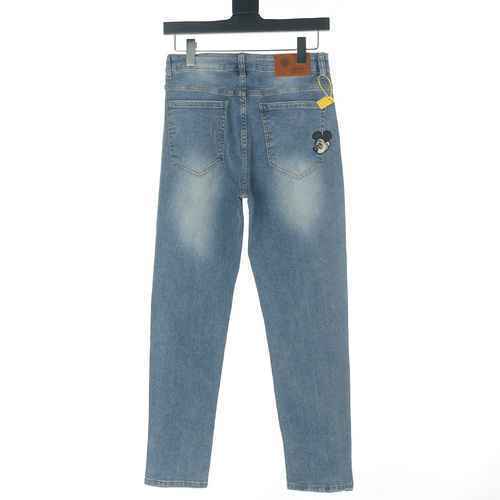 Gucci Jeans Gucci GUC con Topolino ricamato