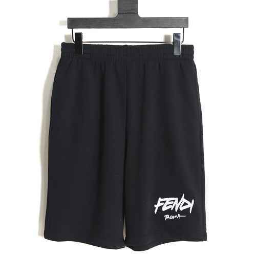 Shorts Fendi 23SS con lettera ricamata