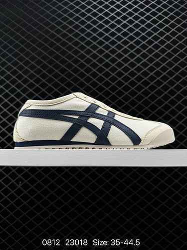 9 OnitsukaTiger/Guizuka Tiger Mexico 66 SLIP ON Official 22 New Color Canvas Casual Running Shoes Pr