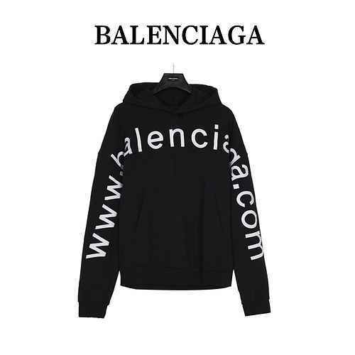 Felpa con cappuccio del sito web di Balenciaga