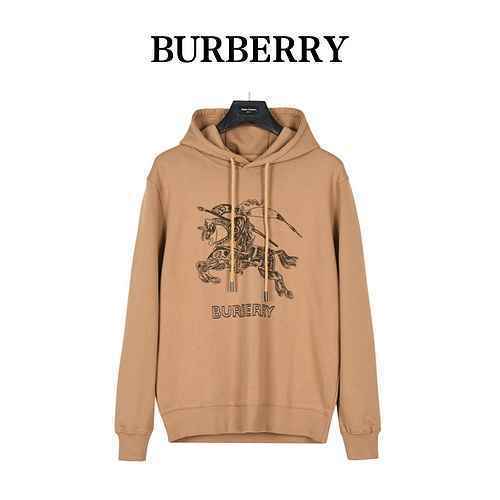 BurberryFelpa con cappuccio con logo Warhorse ricamato Burberry 23Fw