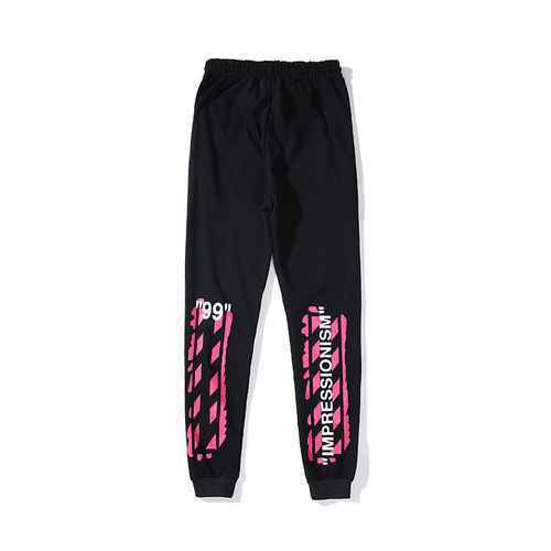 Pantaloni sanitari con stampa graffiti Marker OFF WHITE versione alta