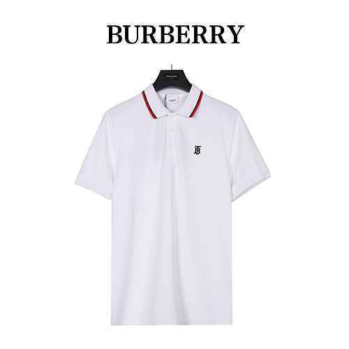 BurberryPolo piccolo con ricamo classico sul petto di Burberry a maniche corte