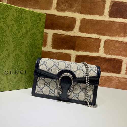 GUCCI Borsa a catena Gucci realizzata in materiale di tela importato Consegna di alta qualità Borsa 